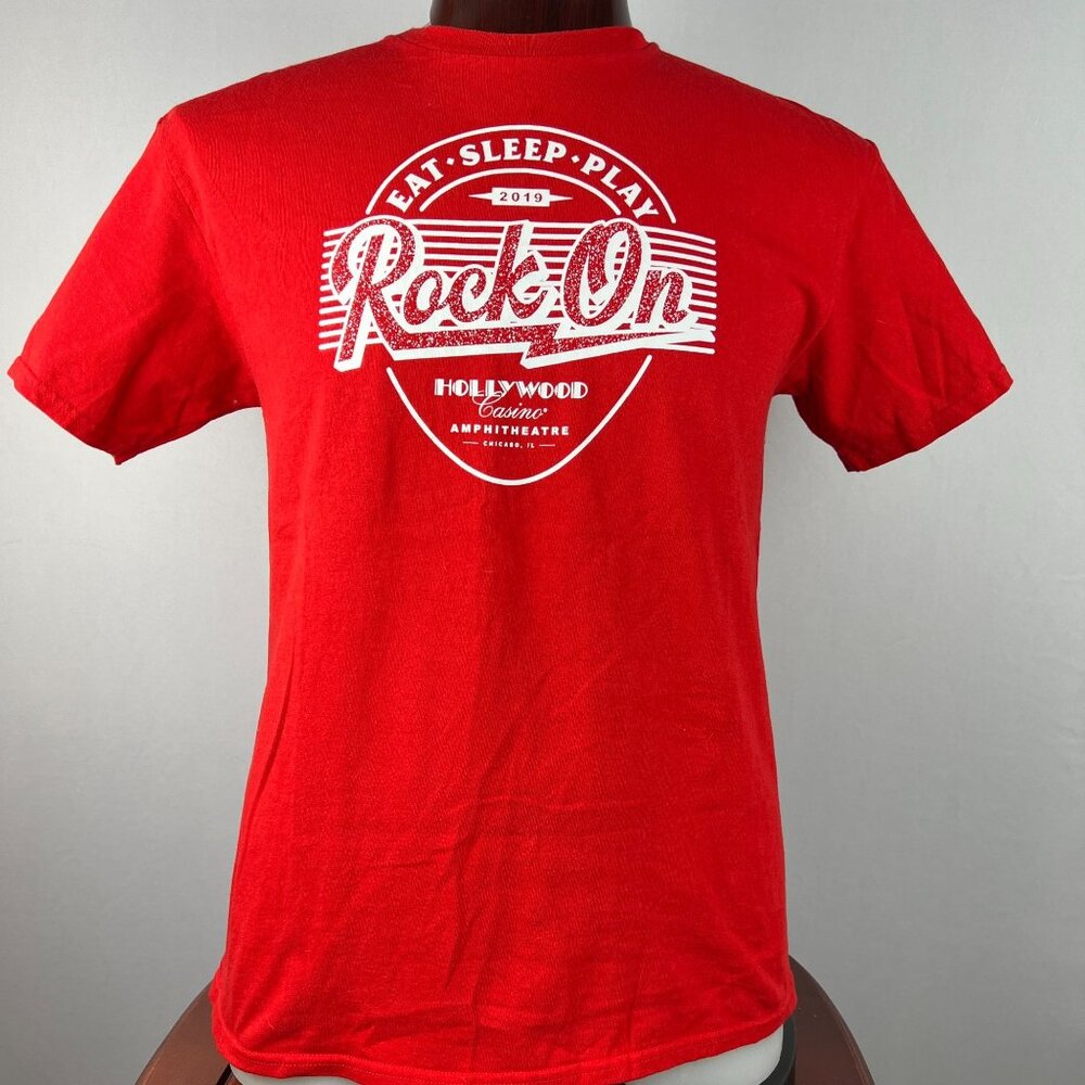 Hollywood Casino Amphitheatre 2019 Rock On Concert Series Lrg T-Shirt Shirt